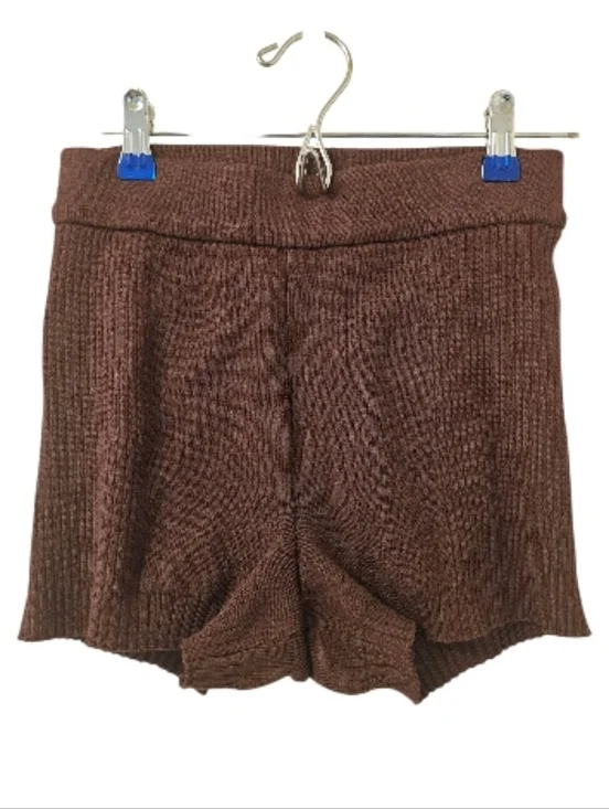 Brown Dynamite Women's Rib Yarn Shorts - Picture 1 of 9